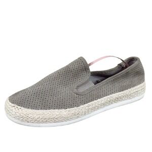 Esprit Nadeen Women Casual Espadrille Slip On Shoe Size 8.5 Travel Olive Green